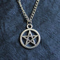 Fashion Temperament Hollow Alloy Pentagram Necklace Pendant a681da57 3802 409b aba1 f7fbacd145de da7fd78d 73ea 4d4c 934a b322