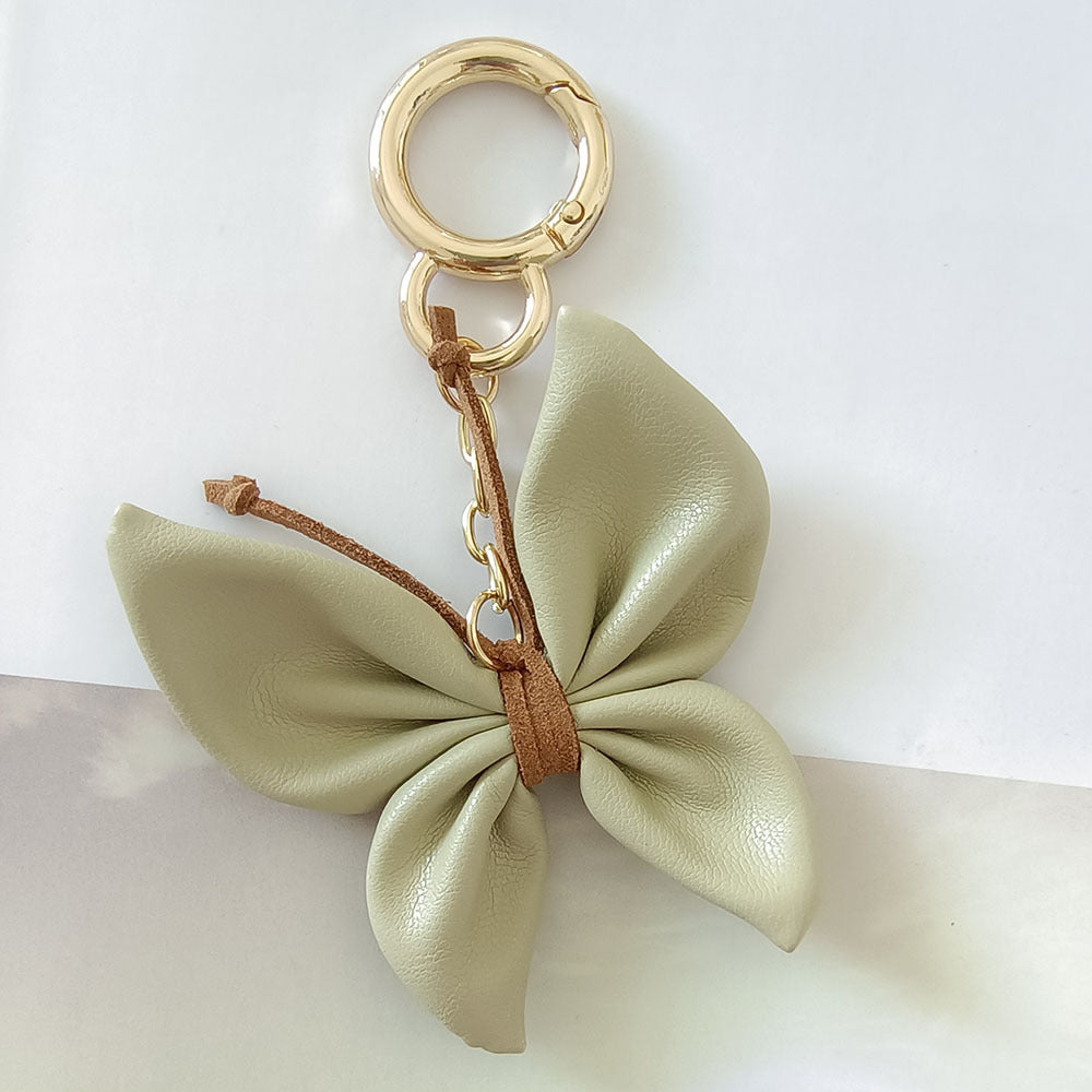 Butterfly Keychain Cars And Bags PU Leather Pendant a6853618 76da 4a18 ac55 8391360e9e0c
