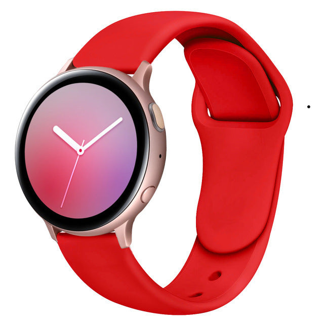 Suitable For Galaxy Active 2 Reverse Buckle Silicone Strap 20 22mm Sports Inner Buckle Strap - 图片 23