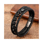 New Men's Three-layer Leather Bracelet a6a01a7c dae5 4903 b5f3 e90afff4f855