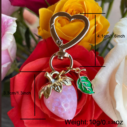 Cute Sweetheart Strawberry Keychain Creative Bag Pendant