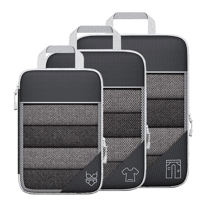 Travel Can Be Compression Storage Bag Suit With Shoe Bag Mesh Visual Luggage Organizing a6b4c132 55d2 4047 9d01 5e614545f4da