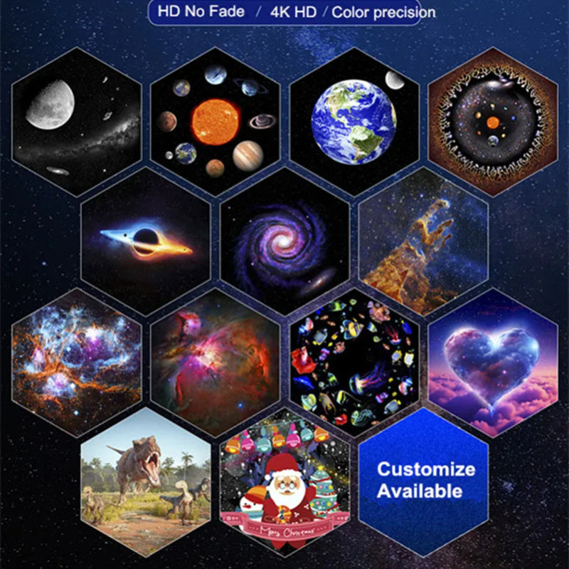 Dynamic Meteor 13 In 1 Ultra Clear Galaxy Projector Lamp Rotary Space Ball Planetarium Projector Lights For Kids Gift a6bd353