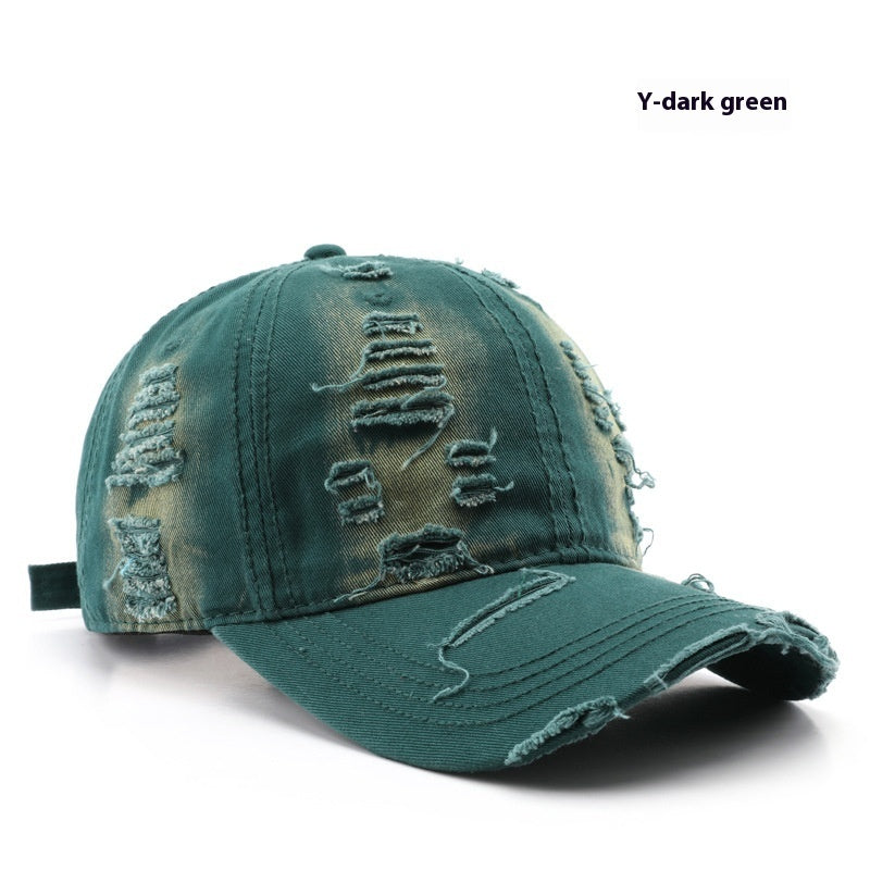 Retro Pure Color Washed Hole Light Board Baseball Cap a6d2dac0 cfcf 4327 965e 7f4608de70f9 trans