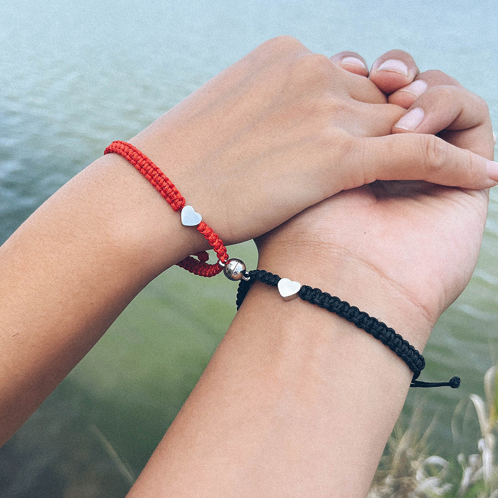 Stainless Steel Heart Vintage Hand-woven Couple a6d396d0 3b19 45b0 9aca a0d92397bbe1 38f0f3f0 5077 47ec 8f12 fa0190c4ee30