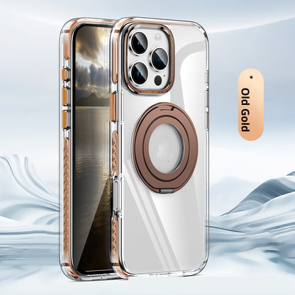 Phone Case Transparent 360 Magnetic Rotating Bracket Drop-resistant - 图片 13