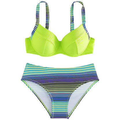 Printed Sexy Halter Bikini Women's Fashion Split a6dc9e26 d6bb 4ef9 8f90 9ea896ec2583