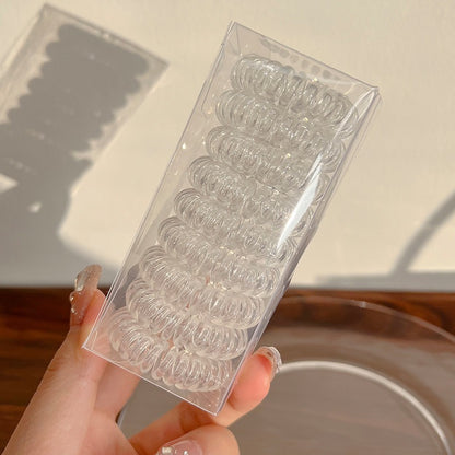 Telephone Wire Hair Ties Hair Rope Hair-binding High Elasticity Not Tight Hair a6f030ea 603c 48b0 949d 82ea3405fde2
