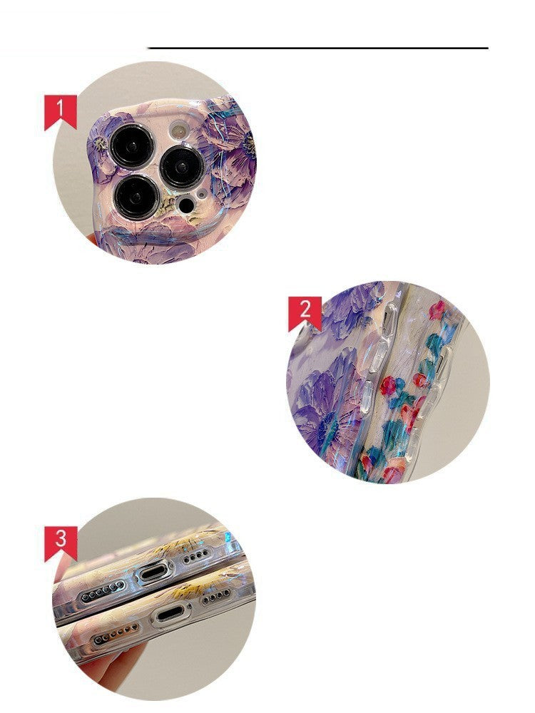 Advanced Art Oil Painting Flower Phone Case a707cb1e a2a3 4f8a b15b fb67bd938f49