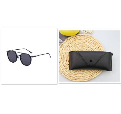 Men's Metal Double Beam Vintage Round Frame Sunglasses a71c7e1c 8c36 483f 8f8d 83ad8a2df4bf