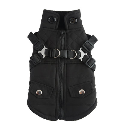 Pet Winter Cotton Dog Clothes Zipper Jacket Dog Supplies a7450bad bc27 4d9b ba1a 6a9cc29c14dc
