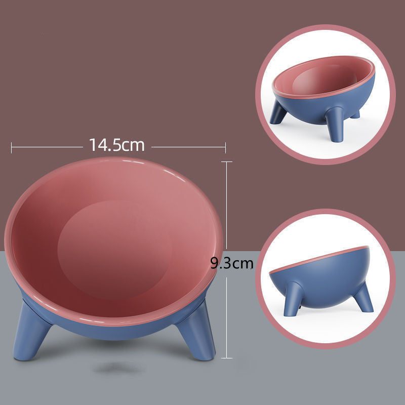 Cat Dog Bowl With Stand Pet Feeding Food Bowls Dogs Bunny Rabbit Nordic Color Feeder Product Supplies Pet Accessories a759065