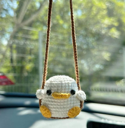 Handmade Knitted Flower Car Accessories Rearview Mirror a75c7ae4 8a8c 433e 8285 569398baaab3