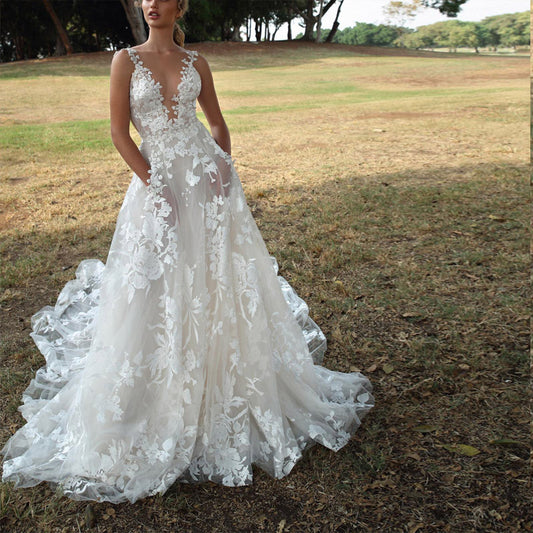 Bride Sexy Suspenders Wedding Evening Dress a76e3a76 10a8 4ca4 8e02 5bc1aed6f9bd