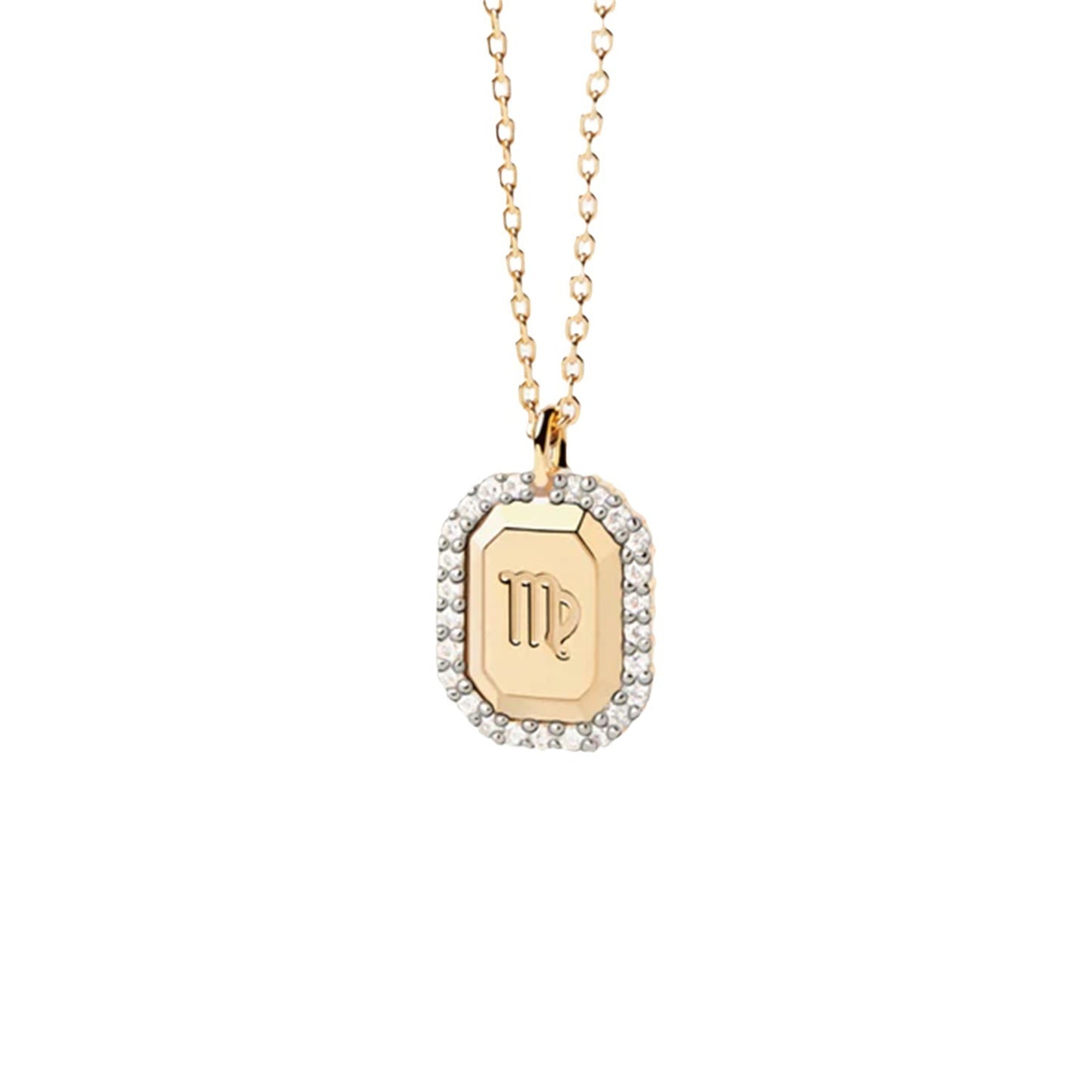 S925 Sterling Silver Twelve Constellation White Zircon Ladies' Pendant Necklace a78f0625 941a 4faa 9428 8f80d28d5ba0