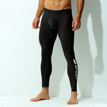 Ice Silk High Elastic Seamless Quick-drying Tight Ultra-thin Pajama Pants a7925a59 2f8e 4324 ac38 790c5126e9d9