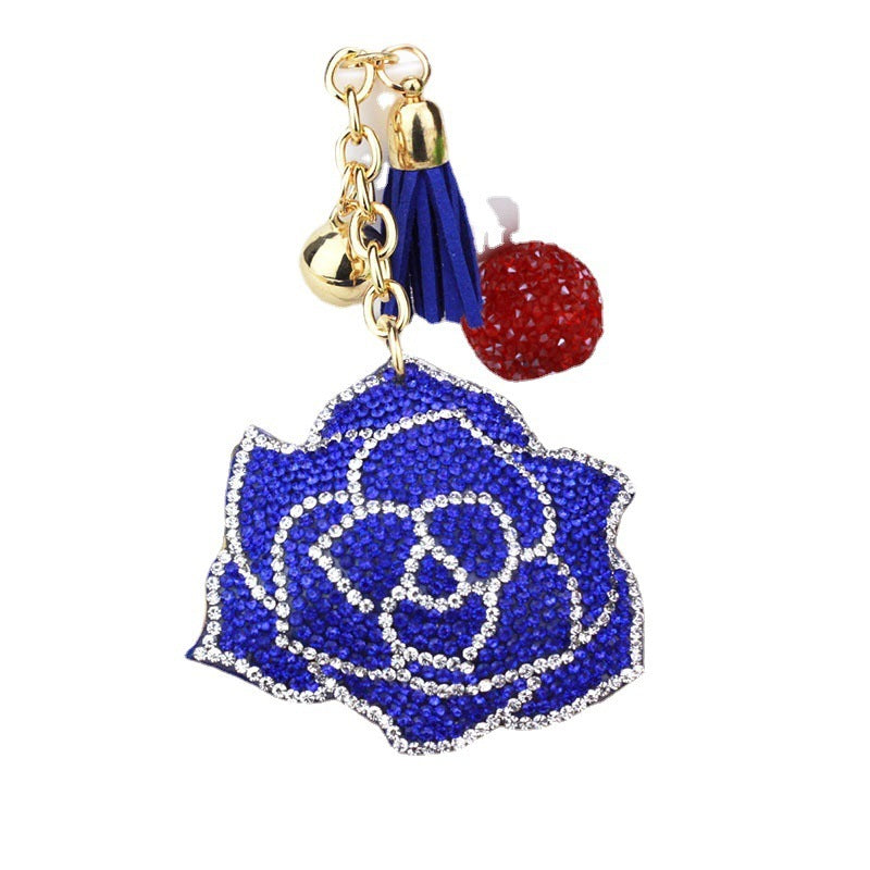 Women's Multi-color Rose Diamond Fashion Keychain a7a3e3b8 e4d3 47f9 a80b a9a2ce2ad76e