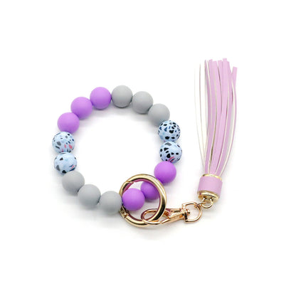 Tassel Camouflage Silicone Beads Bracelet Keychain a7a6a4ef 5421 4eb6 a59d 53bc2f2e29ab