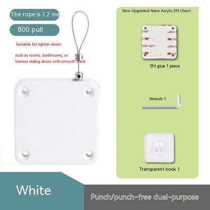 Automatic Door Closer Punch-Free Soft Close Door Closers For Sliding Door Glass Door 500g-1000g Tension Closing Device a7abf6