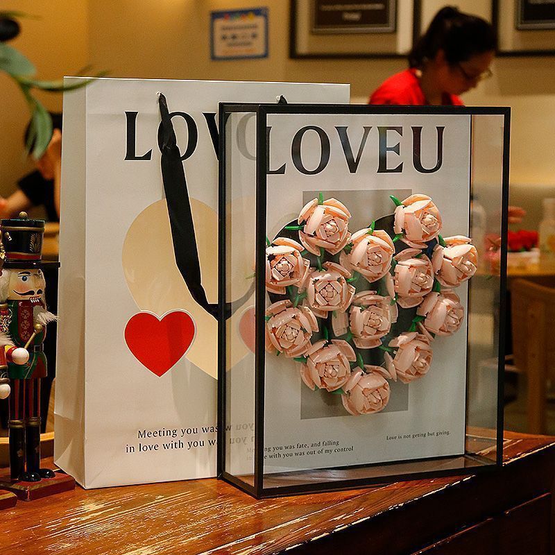Rose Bouquet Building Blocks Gift Box DIY Handmade a7aed326 0c3d 4842 9881 73a9bc8cd8d7