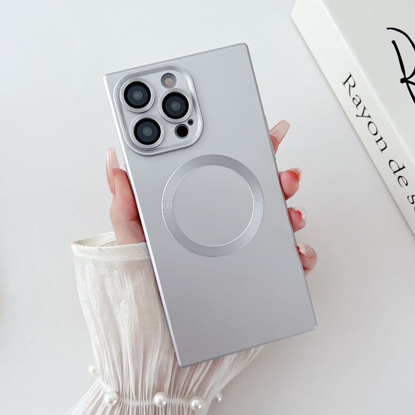 Solid Color Square Magnetic Phone Case a7cb85f5 cab1 4e0f 9d57 3358c7bfae43