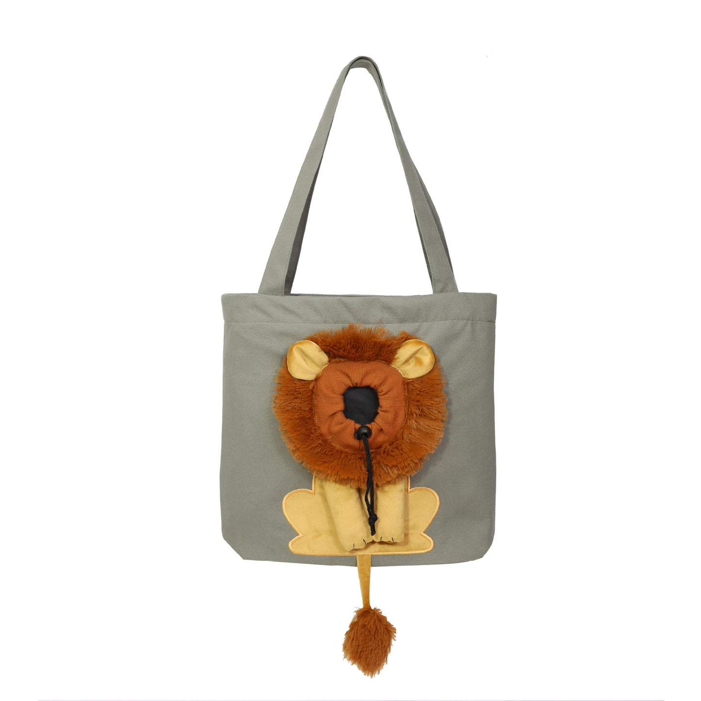 Soft Pet Carriers Lion Design Portable Breathable Bag Cat Dog Carrier Bags Outgoing Travel Pets Handbag With Safety Zippers a