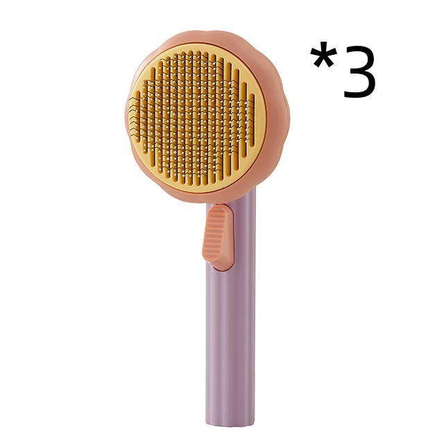 New Pet Cat Brush Hot Selling Hand-held Steel Wire Self-cleaning Comb Looper For Hair Removal a7d2abab 6317 403b 8be3 5e0eee6