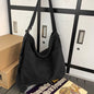 Women's Large Capacity Idle Style Artistic Simple Canvas Bag School College Students a7ddafd3 2f07 4a00 b69d 0e55f98c7c06