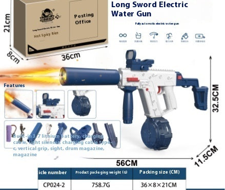 Fire-breathing Second Generation M416 Water Gun Large Capacity Electric Continuous a7e08938 e47c 413a 933c e9beb9e0dbbb trans