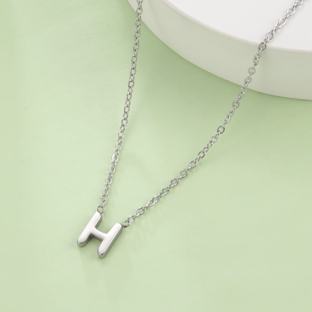 26 Letter Series Necklace For Girls - HD Wireless Product #14