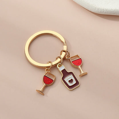 Wine Beer Drip Oil Keychain Pendant a80e125d d95b 45cc 8f5d 1e0cb80e7f4b