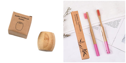 Natural bamboo handle round bamboo toothbrush a8214772 3546 4739 bd2c 045d6b700185