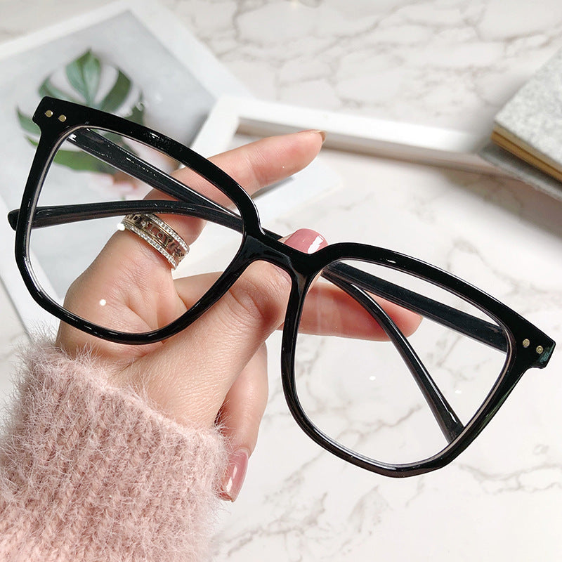 Anti-blue Light Glasses Women's Korean-style Plain Irregular Glasses Frame a8223f70 6692 4b2d 820f 9b5b90999d87
