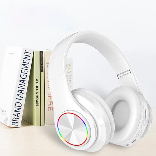 LED Wireless Bluetooth Headphones Gaming Headsets Sport Earphone With Support TF Card Colorful Breathing Lights a825bb5c c7ae