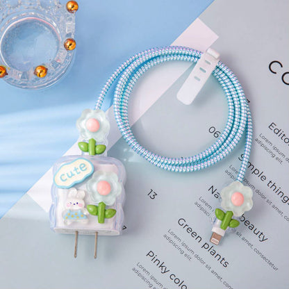 Cute Mobile Phone Data Cable Charger Protective Cover a835a28b f5d1 41af a146 b101a6a9e3c4
