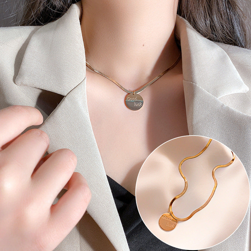 English Number Butterfly Xiaoman Waist Clavicle Necklace a83b1946 7d03 467e 811a 607e7bed0d66
