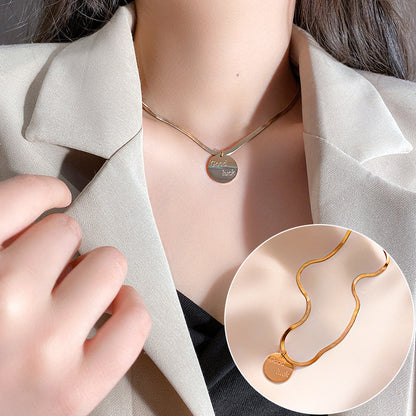 English Number Butterfly Xiaoman Waist Clavicle Necklace a83b1946 7d03 467e 811a 607e7bed0d66