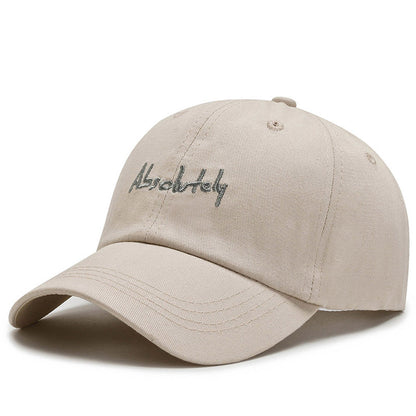New Baseball Soft Top Female Wide Brim Duck Tongue Letter AB Shopping a83c67c2 b221 449c a529 c93ab29432bf 20db87f7 4fbe 4871