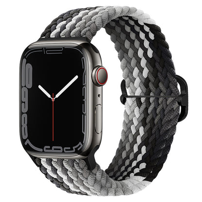 Double Loop Nylon Loop Woven Rainbow Watch Strap a83f275e 8575 4e8a 8f15 20f01f7e1c51