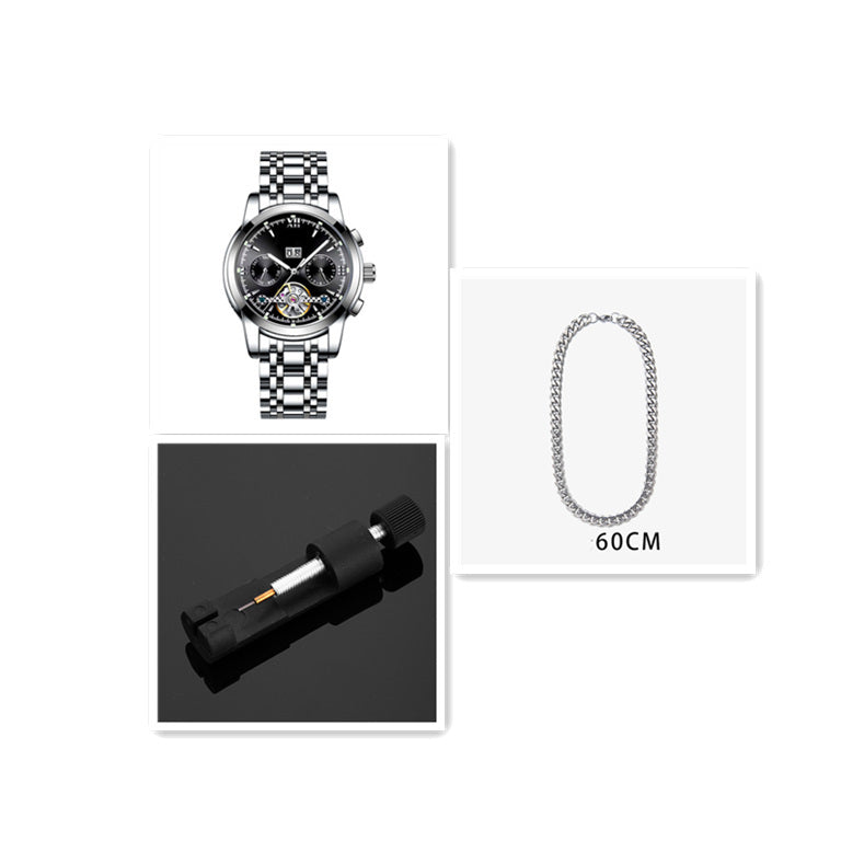 Fully Automatic Multifunctional Mechanical Watch a843fb67 dfdc 4d0f 9542 0d2f991f5e11
