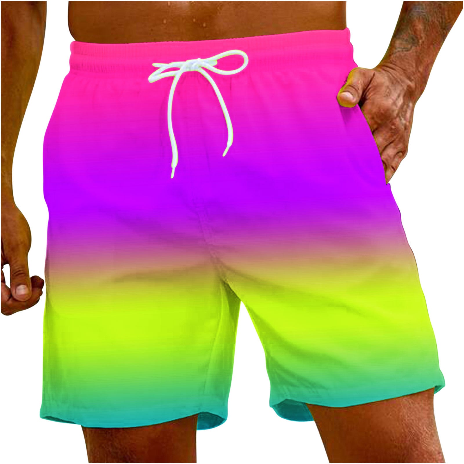Loose Casual Men's Solid Color Beach Pants a8456846 d777 4cf2 a858 d10f3b8afba4