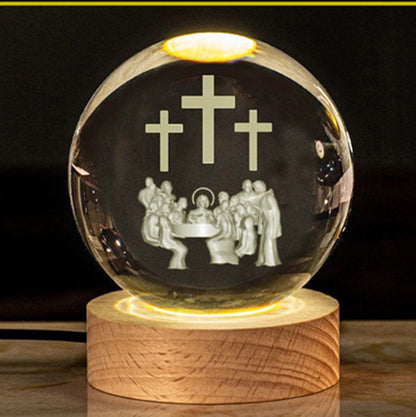 Creative Glow Crystal Cross Church Office Desk Surface Panel Ornaments a846d3c4 966d 4ebc bc5c 9e49cf1f49e4