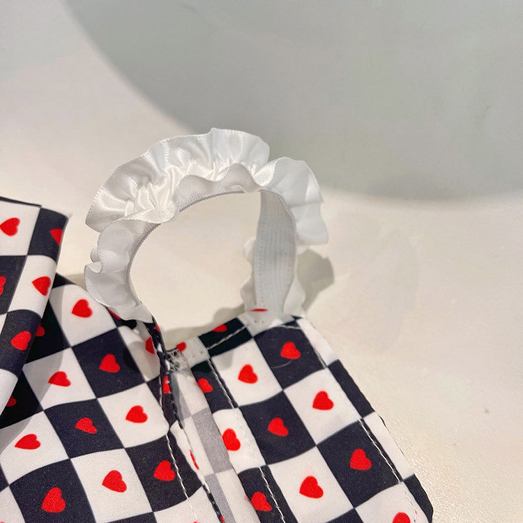 Bichon Chessboard Spring And Summer Pet Clothes a84c630d 682d 4ea3 a293 133a33ca98fd