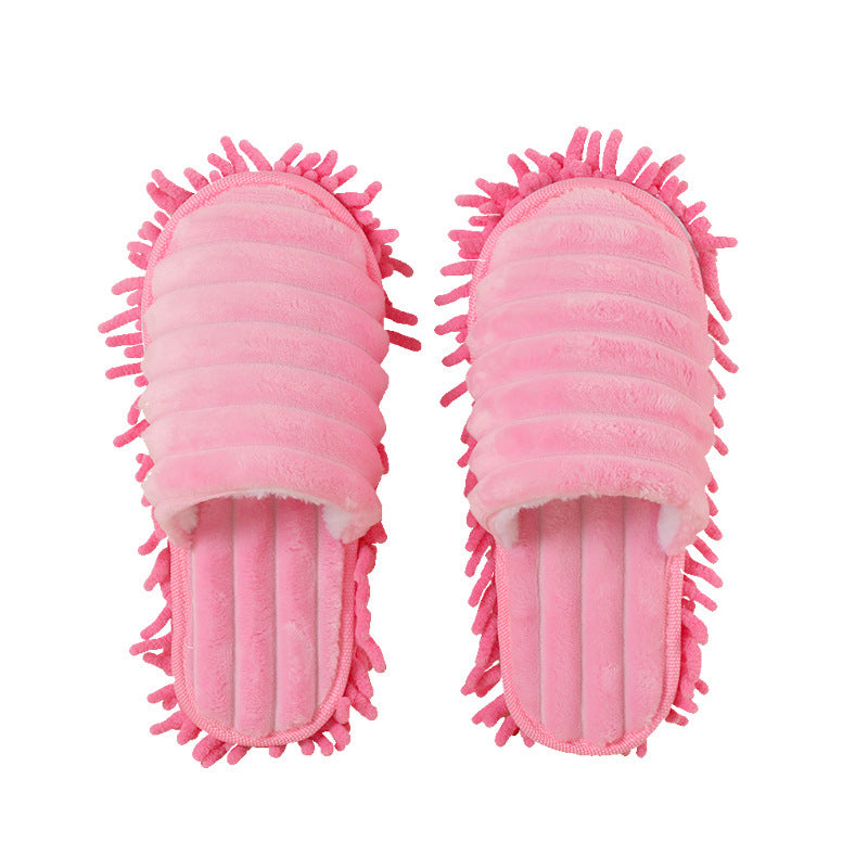 New Fluffy Striped Lazy Floor-scrubbing Slippers a854da0e d256 46e8 a9cc 9adc6d24452c