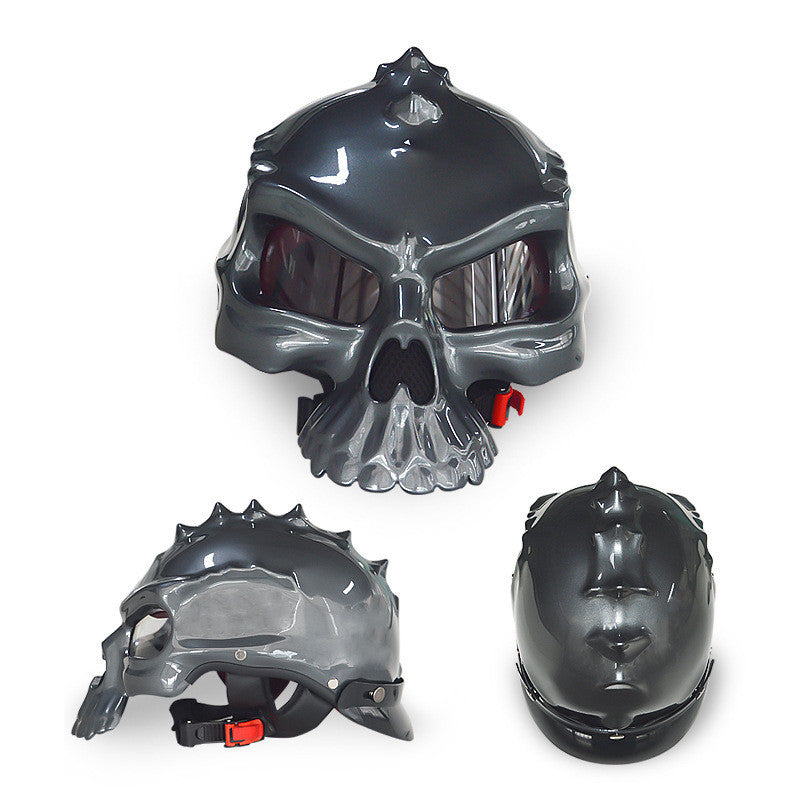 Skull Helmet Double-sided Change Wear Personality Art Helmet a85a84a4 e3b7 4bc8 8be0 dd7080a0a041