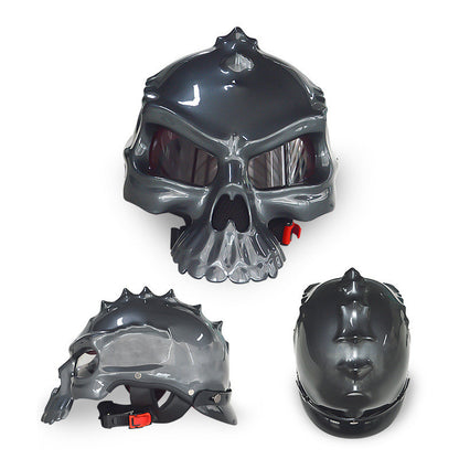 Skull Helmet Double-sided Change Wear Personality Art Helmet a85a84a4 e3b7 4bc8 8be0 dd7080a0a041