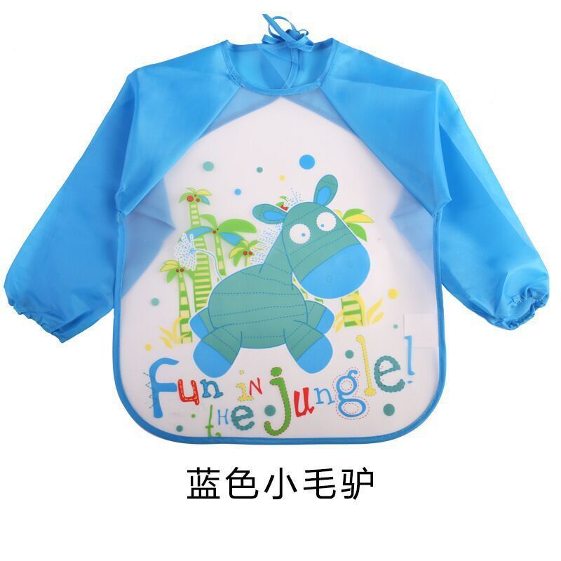 Children's Gown Long Sleeve Kids Waterproof Meal Baby Apron Painting Clothes Bib Protective Clothing a863f302 76a9 4551 a965 