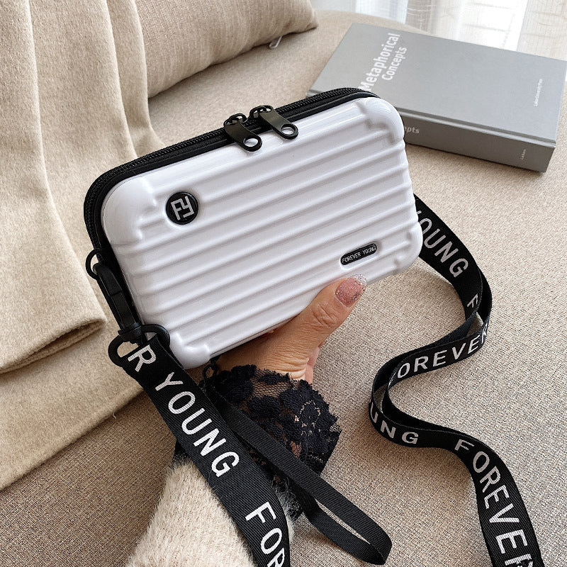 Women's Fashion Mini Luggage Shape Shoulder Crossbody Bag a870750f d726 4aa6 a739 bf39263eb7bf
