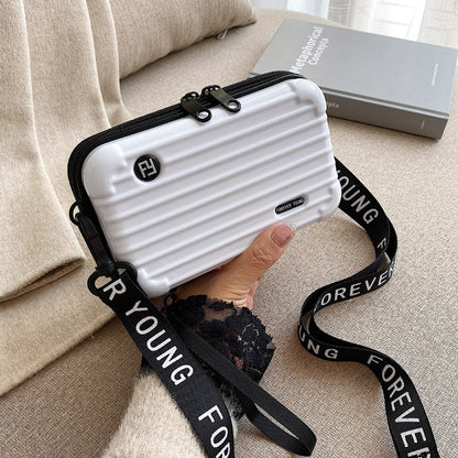 Women's Fashion Mini Luggage Shape Shoulder Crossbody Bag a870750f d726 4aa6 a739 bf39263eb7bf