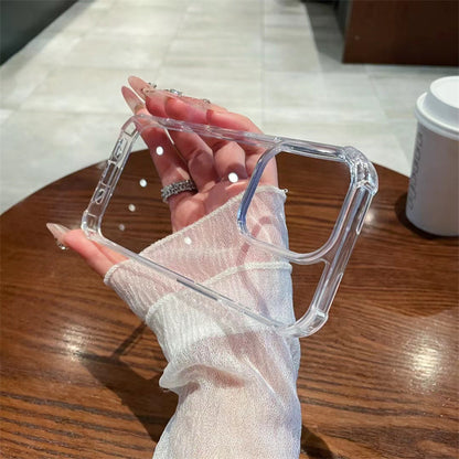 Simple And Transparent Acrylic Anti Drop Phone Case - 图片 3